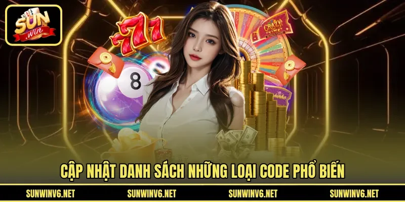 Cập nhật danh sách những loại code phổ biến