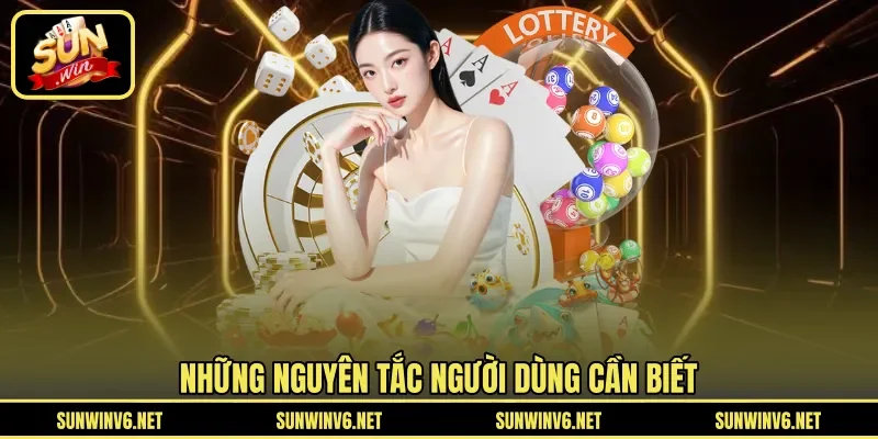 Những nguyên tắc người dùng cần biết